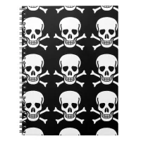 Skull and Crossbones Notebook