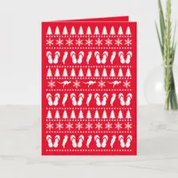 Australia Ugly Christmas Jumper Festive Holiday Card