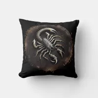 Scorpio Zodiac Scorpion Throw Pillow