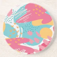 Colorful Abstract Coaster