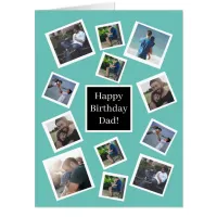 Personalized Photos Happy Birthday Jumbo Card