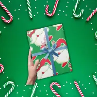 Red, Green & White Traditional Christmas | Wrapping Paper