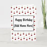 Personalize this Happy Birthday Card