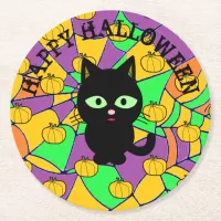 Happy Halloween Disposable Party Coasters