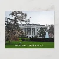 White House, Washington, DC Postcard