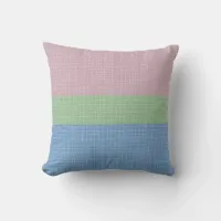 Farmhouse Pastel Plaid Block Lumbar