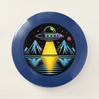 Retro UFO in the Mountains Reflecting in the Water Wham-O Frisbee