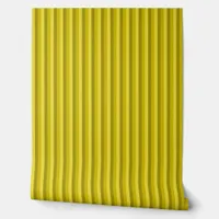 Country-Style 1/4" Rustic Yellow Stripes Wallpaper