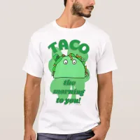 Taco the Morning Funny Saint Patrick Mashup T-Shirt