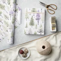 Purple Green Christmas Pattern#26 ID1009 Wrapping Paper