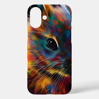 Colorful Easter Bunny prismatic Rabbit iPhone 16 Plus Case