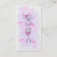 ** Lotus Moon - Energy Healer Yoga Reiki Business Card