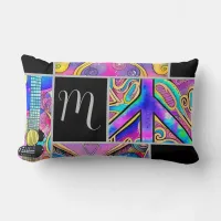 Patchwork Retro Design Lumbar Throw Pillow