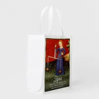 Libra Zodiac Sign Scales Birthday Party Grocery Bag