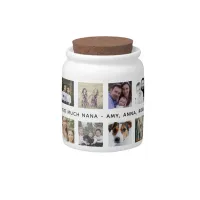 Custom Instagram Photos 12 Photos Collage Candy Jar