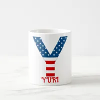 4th Of July Monogram Personalized Coffee Mug