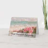 *~* TV2  Roses Ocean Sea  Sympathy Love Light Card