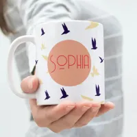 Free Spirit Personalized Bird Mug