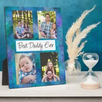 Personalized Best Daddy Ever Photo  Plaque