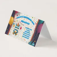 Birthday invitations party times Postcards