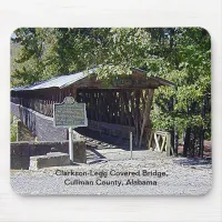 Clarkson Covered Bridge Alabama  Mouse Pad
