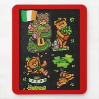 Teddy Bear St. Patrick's Day Collection Mouse Pad