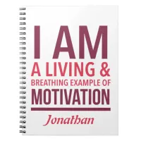 I am a living & breathing example of motivation typography collection