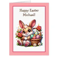 Jumbo Sized Kid's Activity Easter Bunny Card