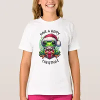 Have a Hoppy Christmas | Frog Pun T-Shirt