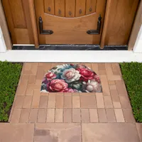 Timeless Rose Floral Charm Doormat