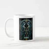 Gemini astrology sign coffee mug