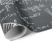 Math Physics on Blackboard Geegy Gift for Teacher Wrapping Paper
