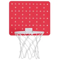 Christmas Holiday Charm Pattern 09 -  Mini Basketball Hoop