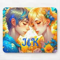 Romantic Couple's Gift | Personalized Anime Mouse Pad