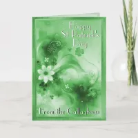 Happy St Patrick's Day Luck of The Irish Blessings Card