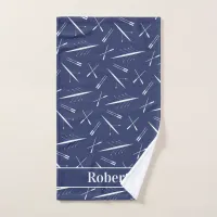 Personalised Rower Sculler Rowing Locker Towel