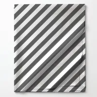 Gray Diagonal Stripes Pattern Fabric