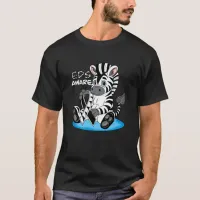 Cute Zebra EDS Awareness Ribbon T-Shirt