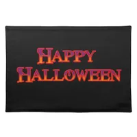 Happy Halloween Cloth Placemat