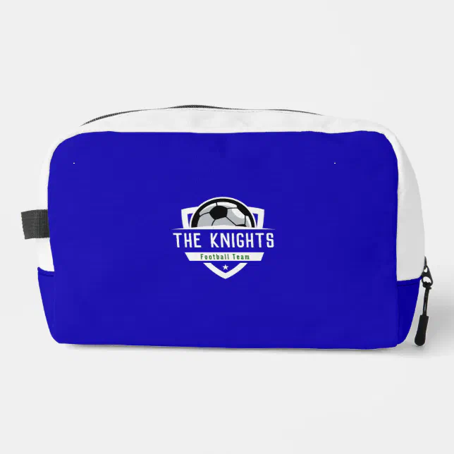 Football Sport Royal Blue Dopp Kit