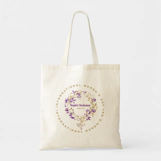 Floral Female Sign Women's Day March 20 Tote Bag
