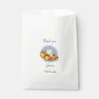 Rustic Sunflower Country Wedding Favor Bag