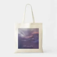Colorful Storm Clouds Tote Bag