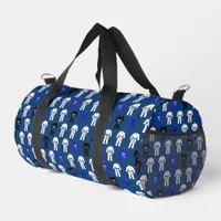 Brazilian Jujitsu Jiu Jitsu BJJ Pattern Duffle Bag