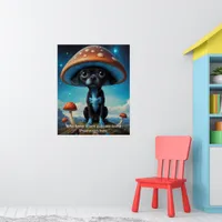 Mushroom Hats and Puppy Paws: Galactic Fun Poster