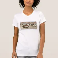 Surf Coney Isle Funny Parody Postcard T-Shirt