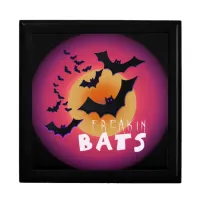 Freakin' Bats Halloween ID223 Keepsake Box