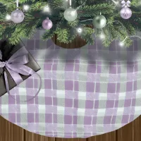 Purple Green Christmas Pattern#7 ID1009 Brushed Polyester Tree Skirt