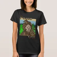 Peace Out Bigfoot Sasquatch T-Shirt