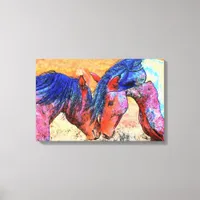 Mustangs Canvas Print